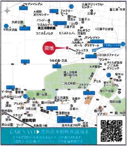 豊川市本野町01期　全7棟・5号棟のその他|交通アクセス図です。