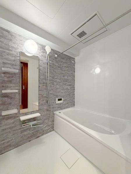 日神デュオステージ三ツ沢公園の浴室|ゆったりとくつろげる、一日の疲れを癒やす空間ですね。浴室暖房乾燥機付きです！