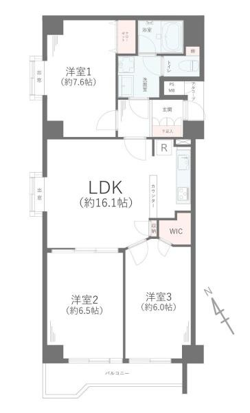 上大岡セントラルハイツＢ棟