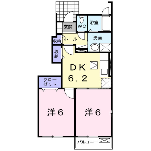 【間取り】 | アウローラ吉田