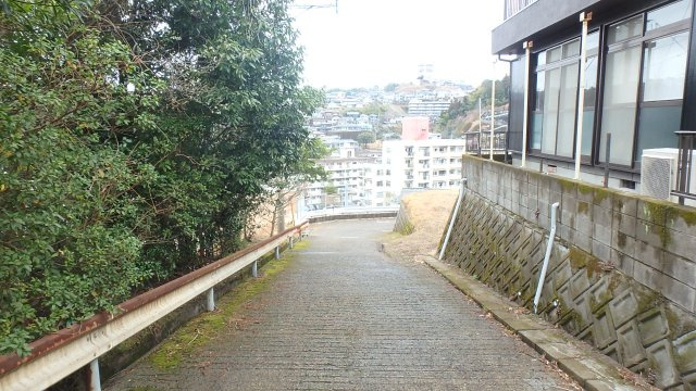 鹿児島県鹿児島市玉里団地１丁目58-2の隣の前面道路含む現地写真