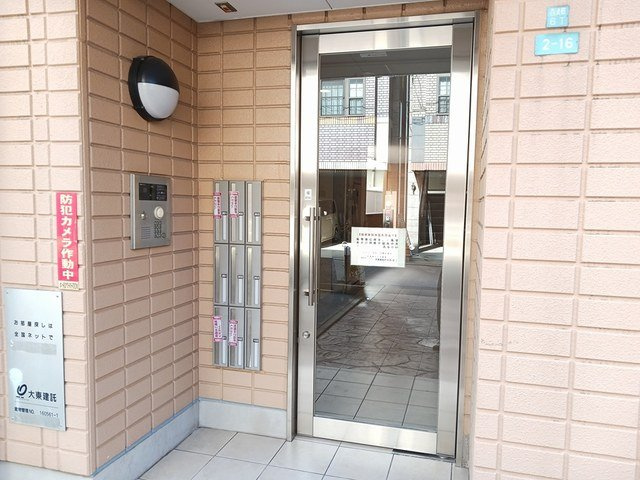 ユーヴェＳⅡのエントランス