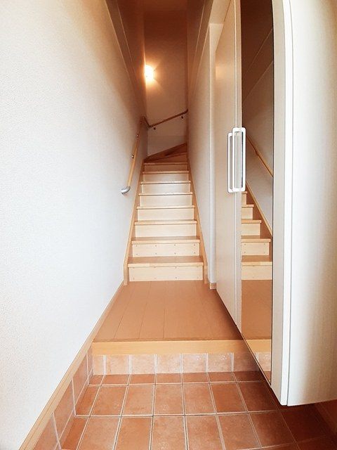 ソレアード久保Ⅰ番館の玄関