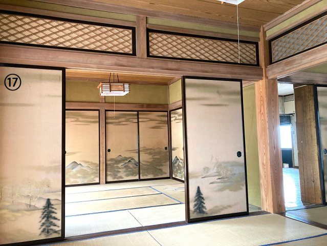 長野県長野市若穂綿内　中古戸建　庭付き一戸建て　夢のマイホーム　和の空間を重んじる6DKの広々一戸建ての和室|和室Bです