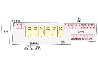 【区画図】 | アンシャンテ | 建設中のため、イメージ画像