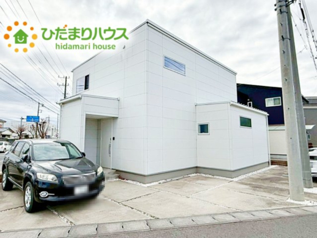 【外観】 | ひたちなか市東石川　中古戸建 | デザイナーズのようなお洒落な外観です(^^♪