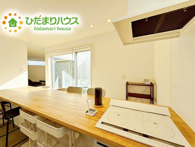 【キッチン】 | ひたちなか市東石川　中古戸建 | お手入れのしやすいIHクッキングヒーター☆彡