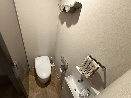 フェリスコート自由が丘のトイレ|トイレ（退去前）※家具・什器は撤去いたします。