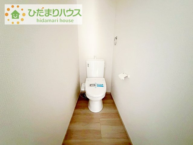 【トイレ】 | つくば市今鹿島9期　新築戸建　全3棟 | トイレは1F、2F共に完備！取り合いになることがありませんね(^^)/
