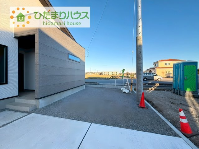 【庭】 | つくば市今鹿島9期　新築戸建　全3棟 | お庭付物件になります！お庭遊びや、プールなどお子様も大喜び(^^)