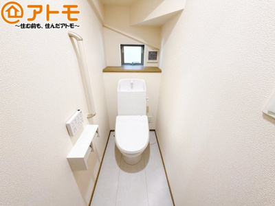 【トイレ】 | 駿河区下川原4丁目　新築戸建　全1棟 | 毎日使うトイレだからこそ機能性を重視したいですよね！温水洗浄便座で快適な時間をお過ごしください♪