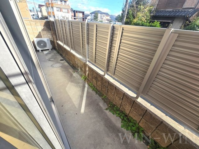 ウィット瓦町のバルコニー|イメージ（同建物内別部屋の写真です）