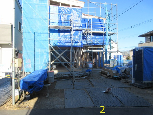 【仲介手数料無料】新築戸建　東松山市松山町3-5-74（2号棟）の前面道路含む現地写真