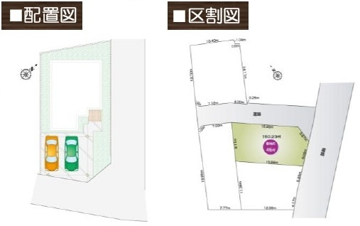 【仲介手数料無料】新築戸建　東松山市松山町3-5-74（2号棟）の区画図
