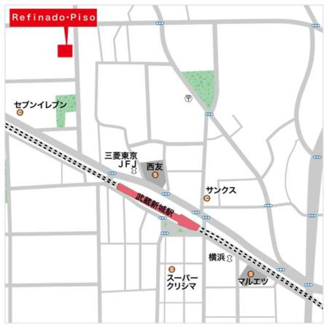 Ｒｅｆｉｎａｄｏ・Ｐｉｓｏの地図