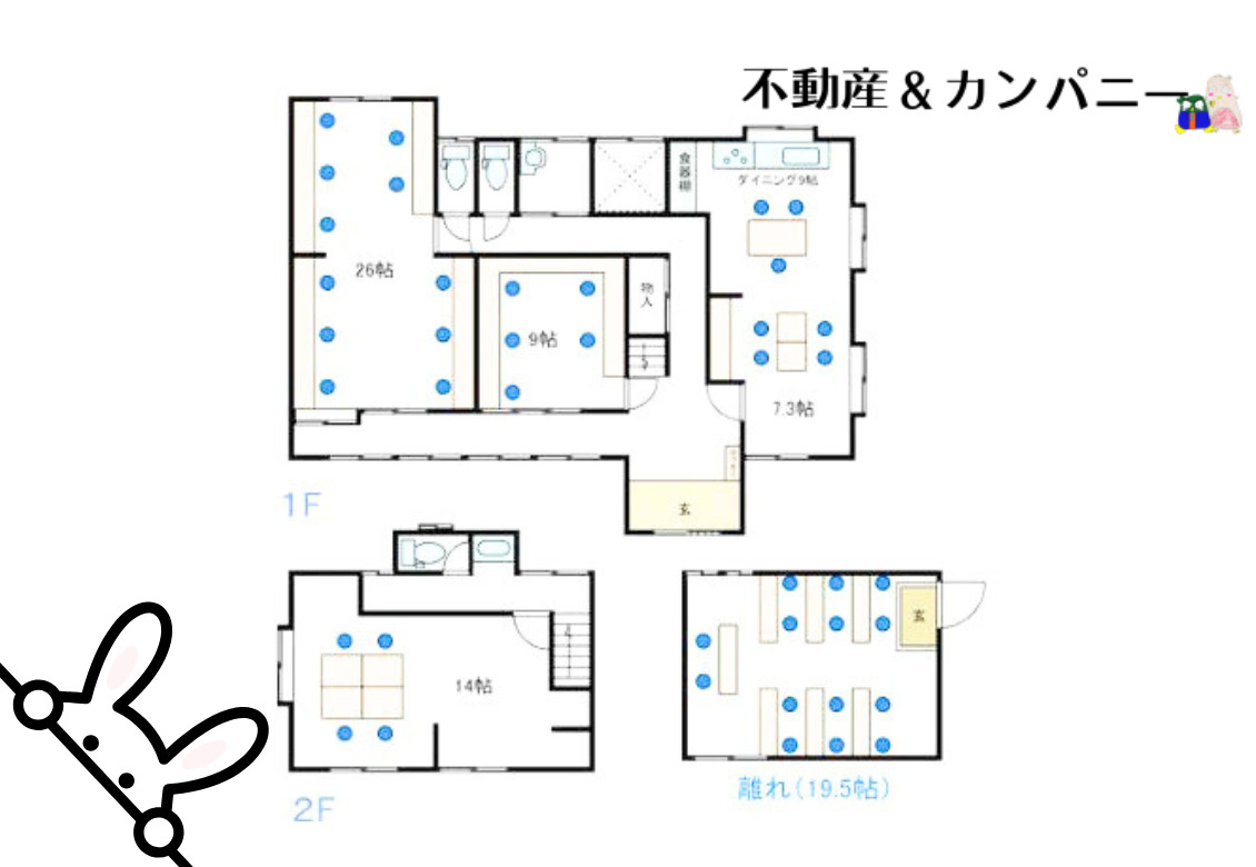 南吉田町売事務所の間取り