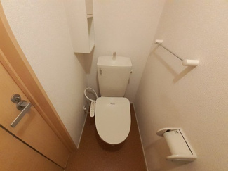 【トイレ】 | ウエストハウスＡ | ゆったりとした空間のトイレです