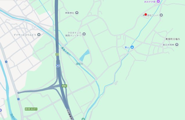 丹波市青垣町口塩久の売地の土地図