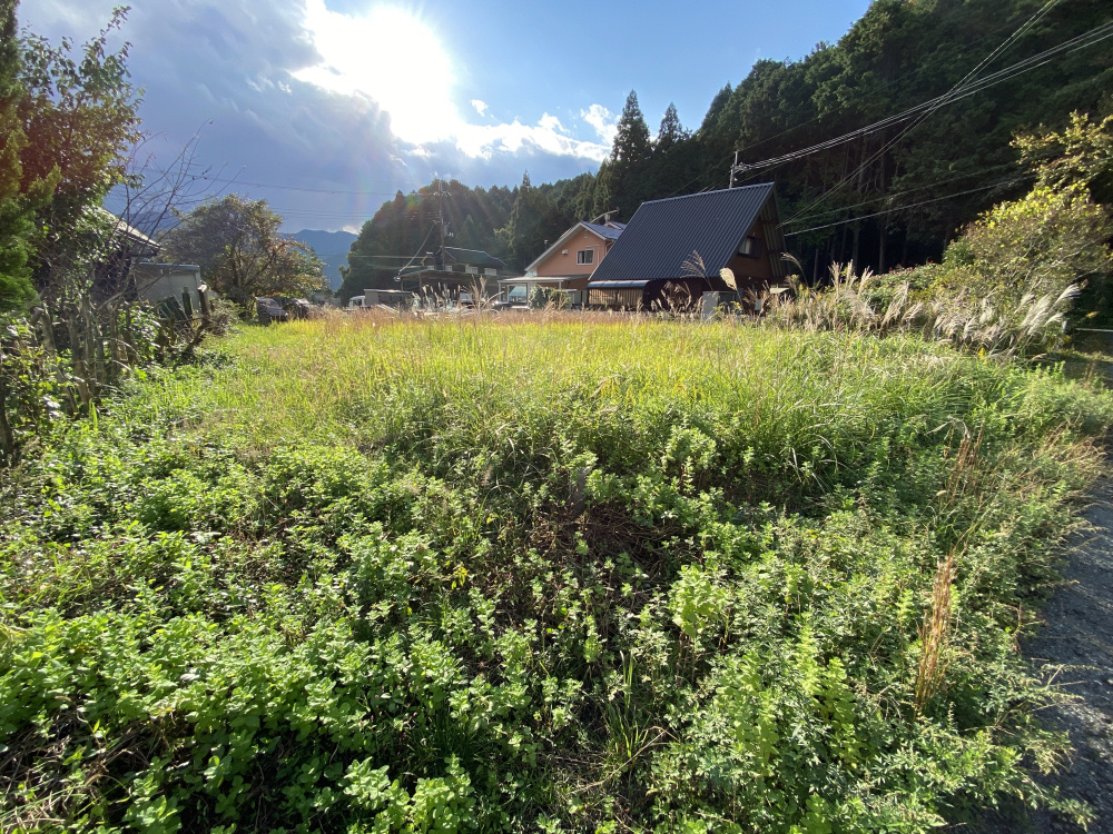 丹波市青垣町口塩久の売地の外観