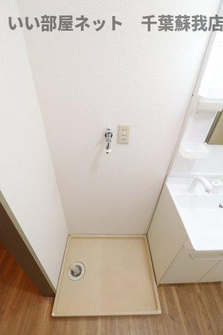 ヴィラージュ　Ｄの洗面所|広い洗面スペース