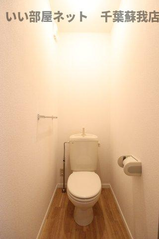 ヴィラージュ　Ｄのトイレ|トイレもきれいです