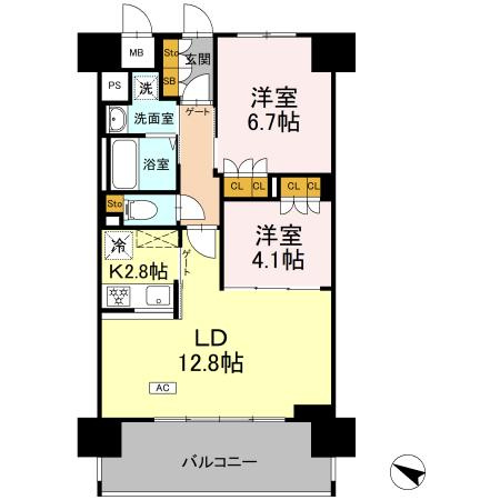 リーラ横浜川和町の間取り