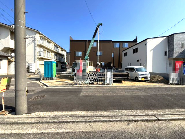 生石町の新築建売住宅3号棟　松山市生石町の新築戸建の外観|物件の外観です