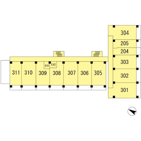 リーラ横浜川和町の区画図
