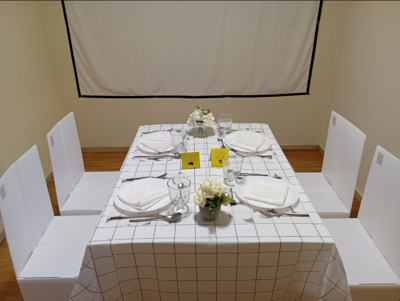 【居間・リビング】 | 春の丘とキンモクセイ