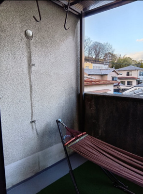 【バルコニー】 | 春の丘とキンモクセイ