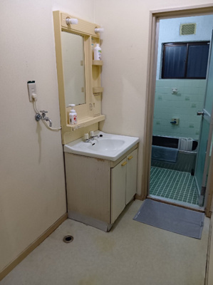 【独立洗面台】 | 春の丘とキンモクセイ