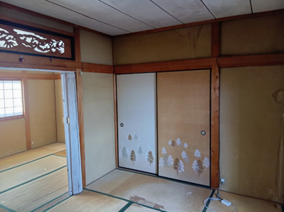 【和室】 | 春の丘とキンモクセイ