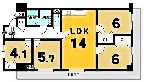 伏見日光ハイツ2号棟