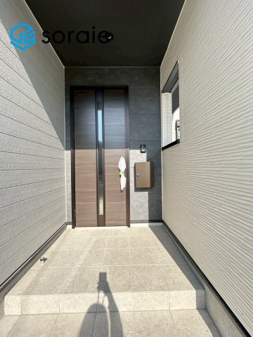 所沢市東狭山ヶ丘７期　新築戸建　全5棟 1号棟の玄関|2026/5/18撮影