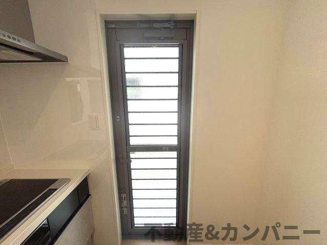 鴨川3丁目の新築のおうち①　松山市鴨川3丁目新築戸建のその他|勝手口です