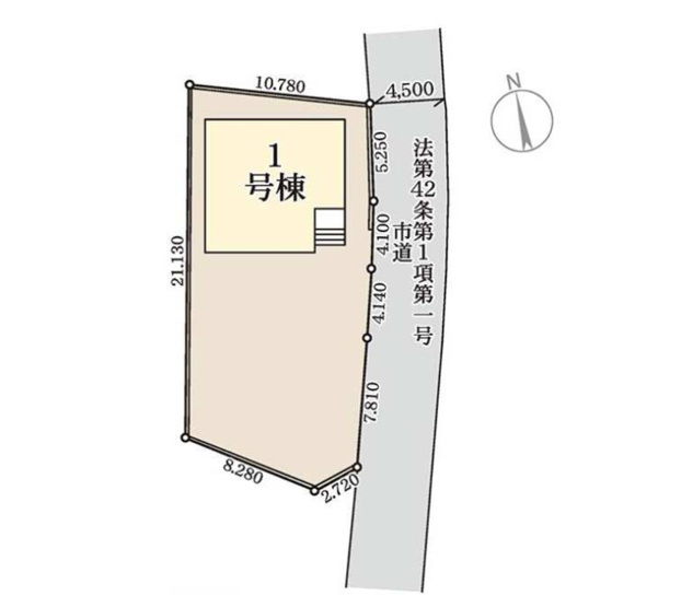 【区画図】 | 前橋市上増田町第3　1号棟