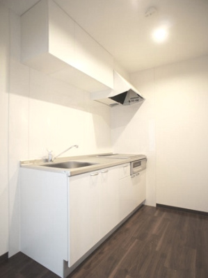 【キッチン】 | NARABUハイツⅢ | お掃除簡単IHクッキング！開放感があります♪