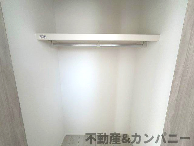 鴨川3丁目の新築のおうち②　松山市鴨川3丁目新築戸建の収納|大きなスペースがあり、収納には困りません