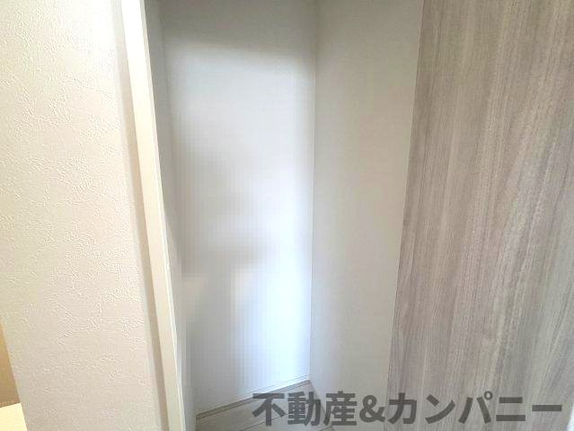 鴨川3丁目の新築のおうち②　松山市鴨川3丁目新築戸建の収納|収納のためのスペースです