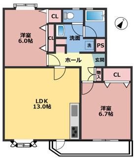 【間取り】 | 東急ドエル新検見川ビレジ2号棟 | ※図面と現況が異なる場合は、現況を優先とします。
