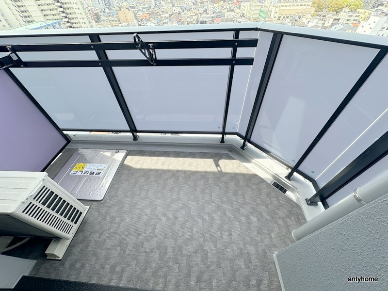 ファーストフィオーレ大阪城イースト　仲介手数料無料のバルコニー