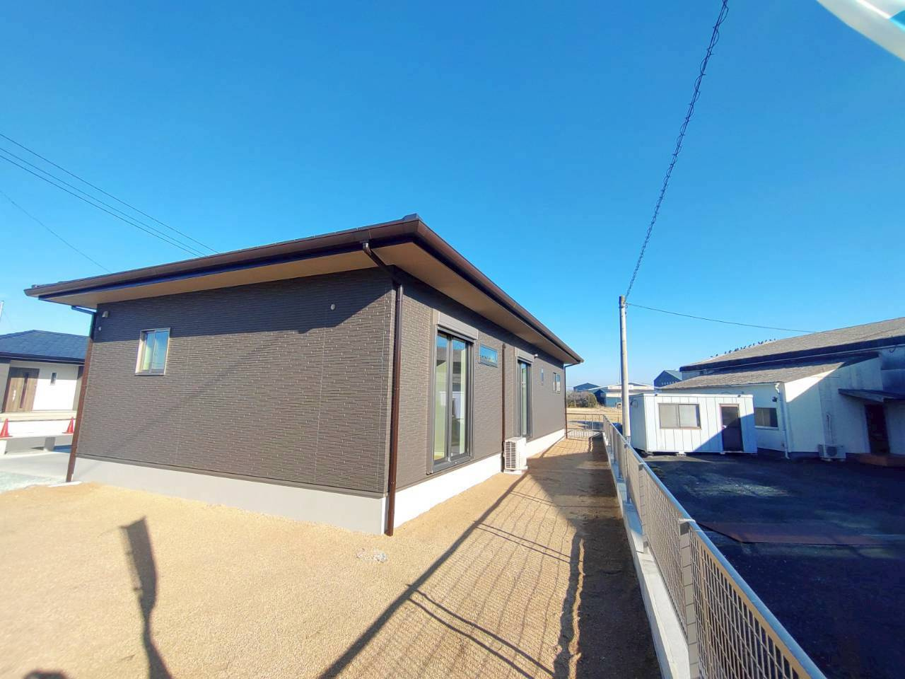 大川市大字鐘ケ江の新築一戸建の庭