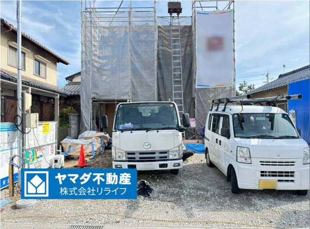 リーブルガーデン　大垣市昼飯町　全1区画分譲の外観|「現地（2026年1月26日）撮影」　
■外観写真　
■ヤマダ不動産　株式会社リライフ　