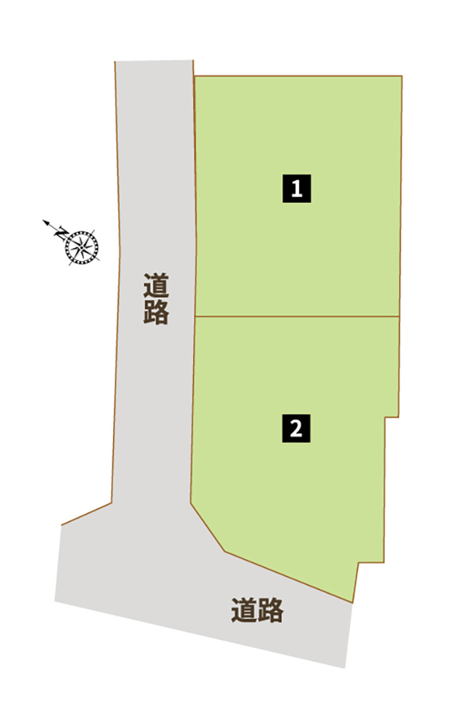 【深谷市下手計　区画図】