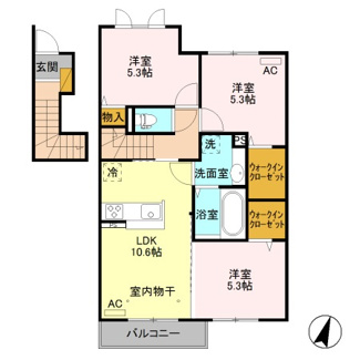 【間取り】 | サンライズ パレ