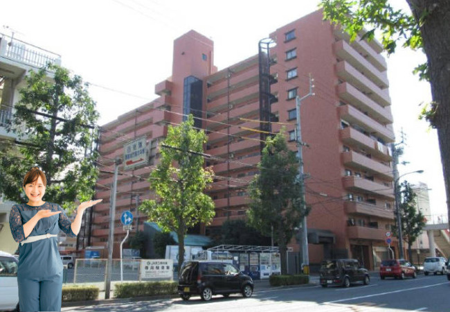 シャンボール第二千舟の外観|落ち着いた雰囲気の外観です