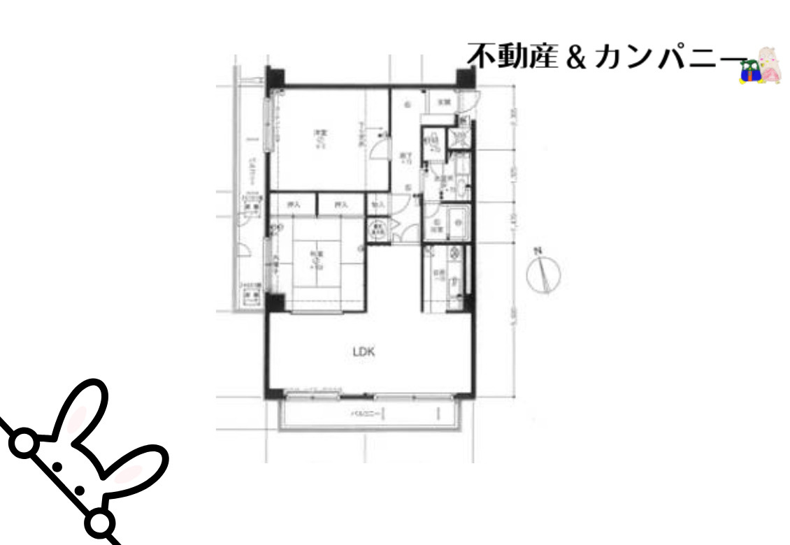 シャンボール第二千舟の間取り