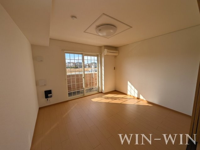 豊橋市下地町字境田のアパートの寝室