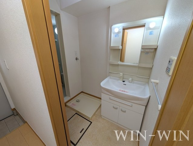 豊橋市下地町字境田のアパートの洗面所