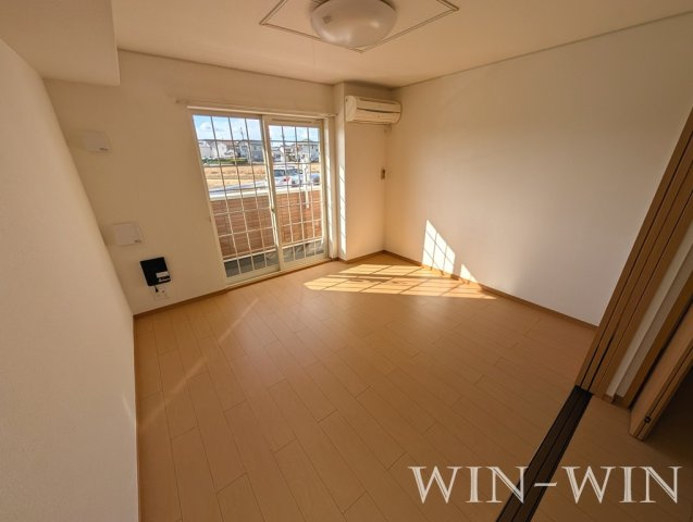 豊橋市下地町字境田のアパートの寝室